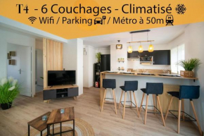 Fully equipped apartment with parking 6 beds